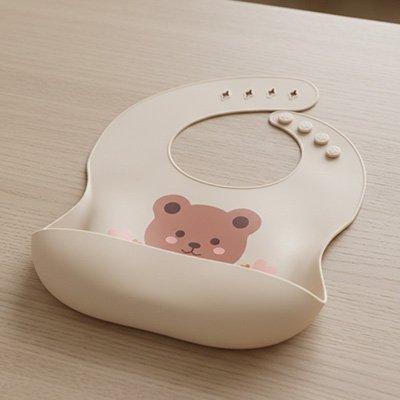 Bavoir silicone 