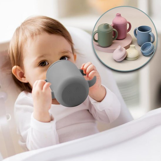 verre bébé incassable tasse apprentissage coloris